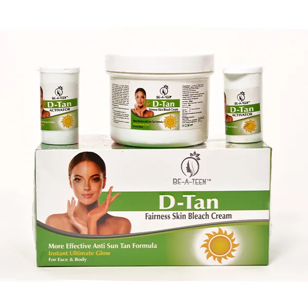 Be-A-Teen D-Tan Fairness Skin Bleach Cream pack