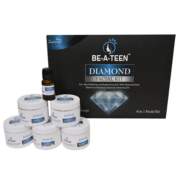 Be-A-Teen Diamond Facial Kit box with jars